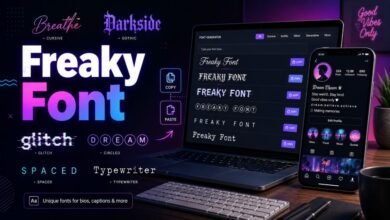 freaky font