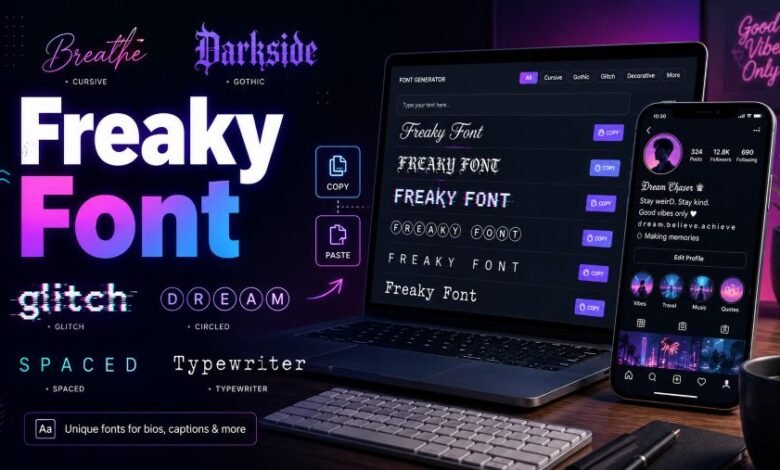 freaky font