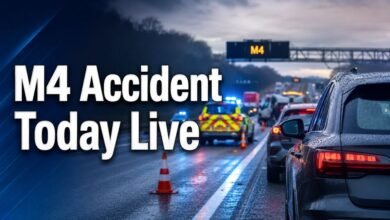M4 Accident Today Live