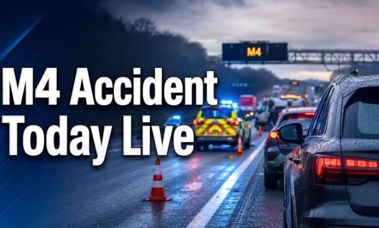 M4 Accident Today Live