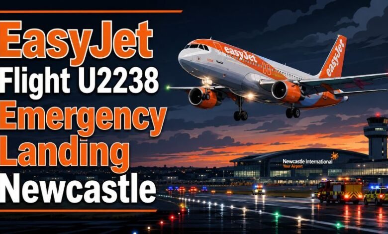 EasyJet Flight U2238 Emergency Landing Newcastle