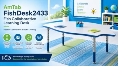 AmTab FishDesk2433 Fish Collaborative Learning Desk